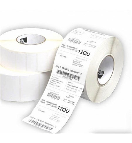 880175-031D Zebra Z-Perform 1000D, 51 x 32mm Direct Thermal Paper Label, Permanent Adhesive, 25mm Core