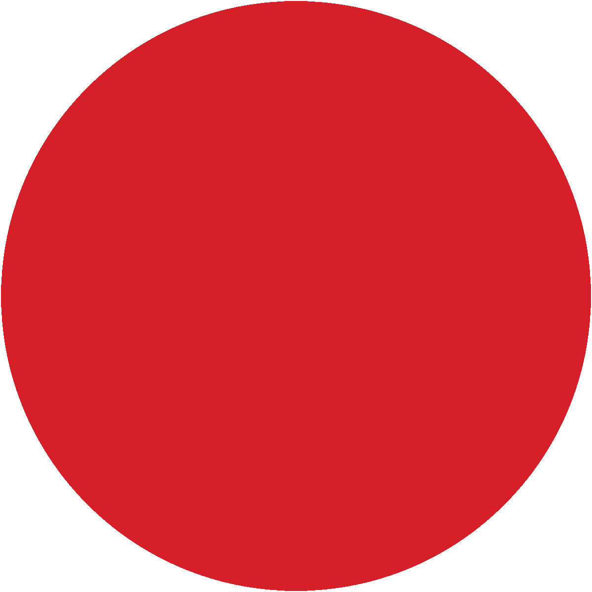 Brady Labels paper 75mm-RD Paper Labels on a Roll - Red 030666