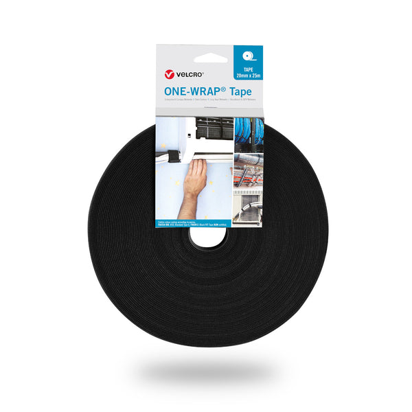 Brady VELCRO ONE-WRAP TAPE 20mm x 25m BK VELCRO® ONE-WRAP® tape 20mm x 25m black 307038