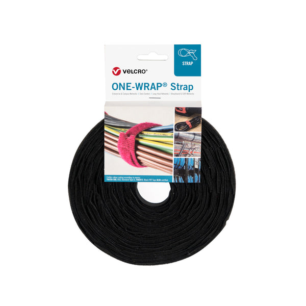 Brady VELCRO ONE-WRAP TAPE 25mm x 25m BK VELCRO® ONE-WRAP® tape 25mm x 25m black 307039