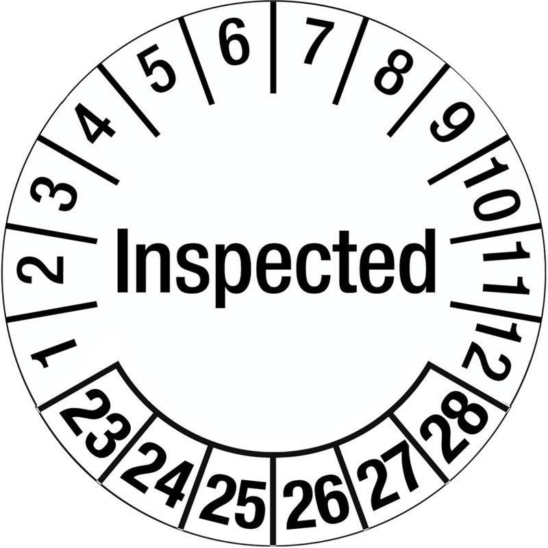 Brady 317750 Tamper-evident Inspection Date Labels 317750