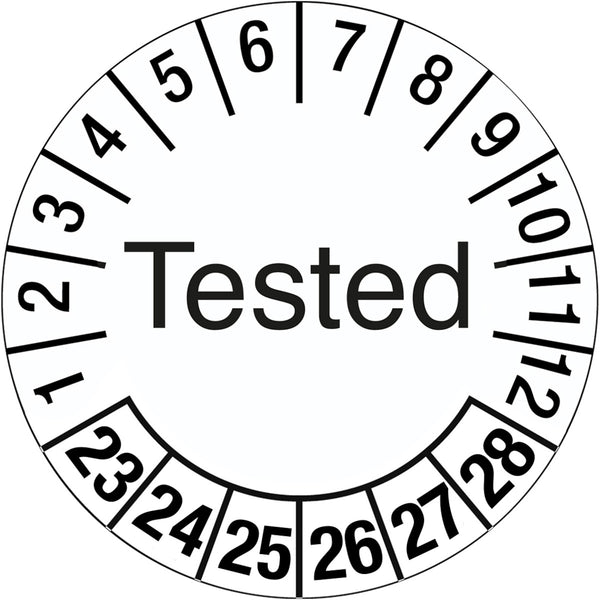 Brady 317753 Tamper-evident Inspection Date Labels 317753