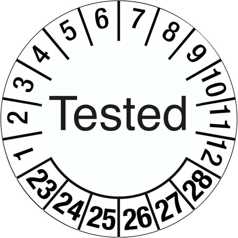 Brady 317754 Tamper-evident Inspection Date Labels 317754