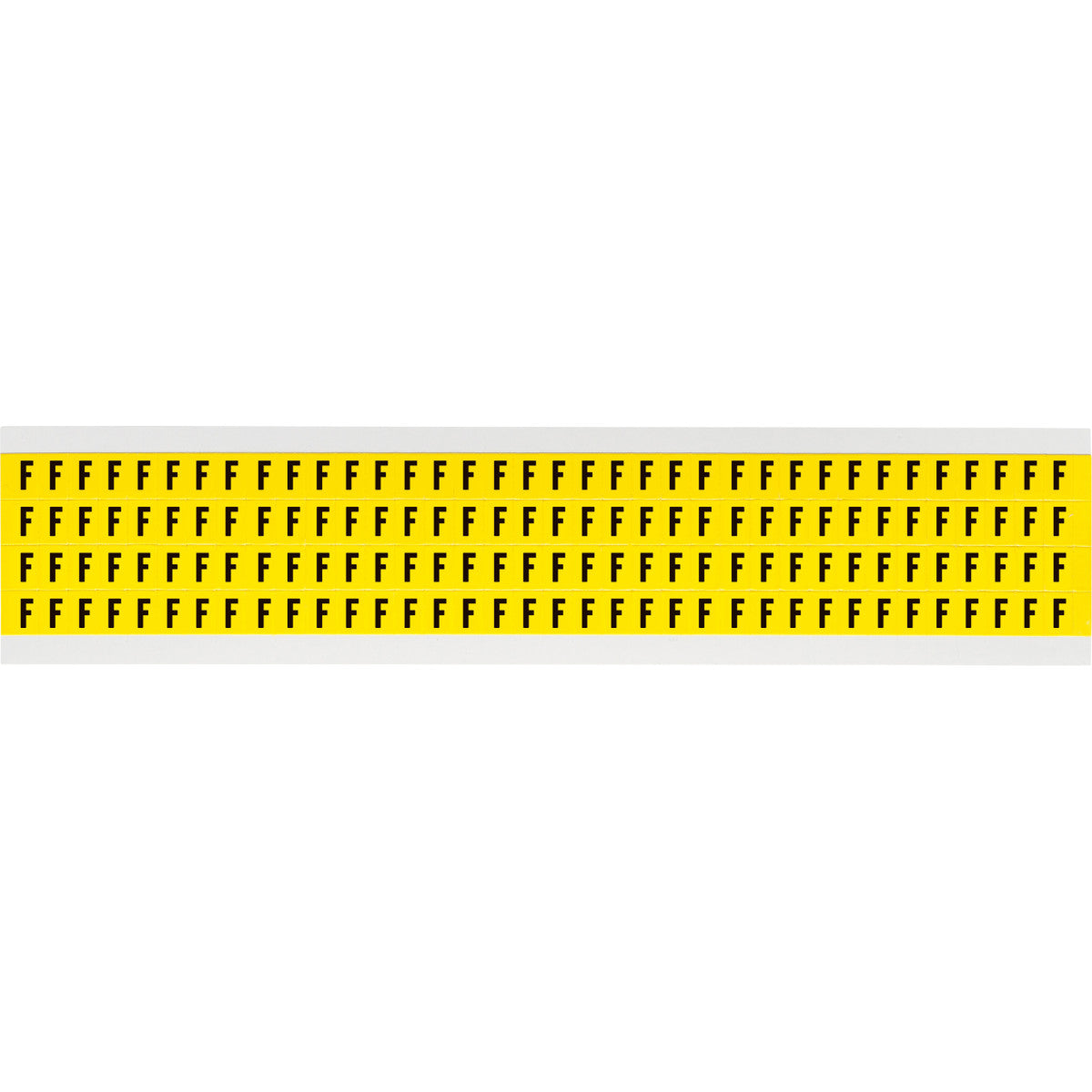 Brady 3400-F Identical numbers and letters on one card for indoor use 034016