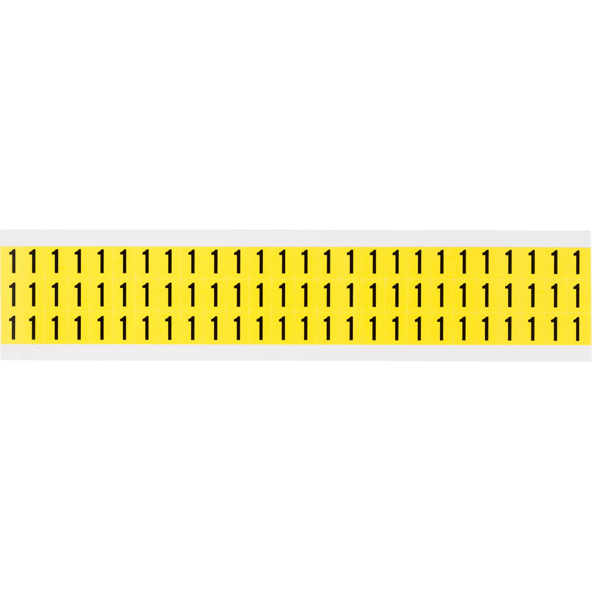 Brady 3410-1 Identical numbers and letters on one card for indoor use 034101
