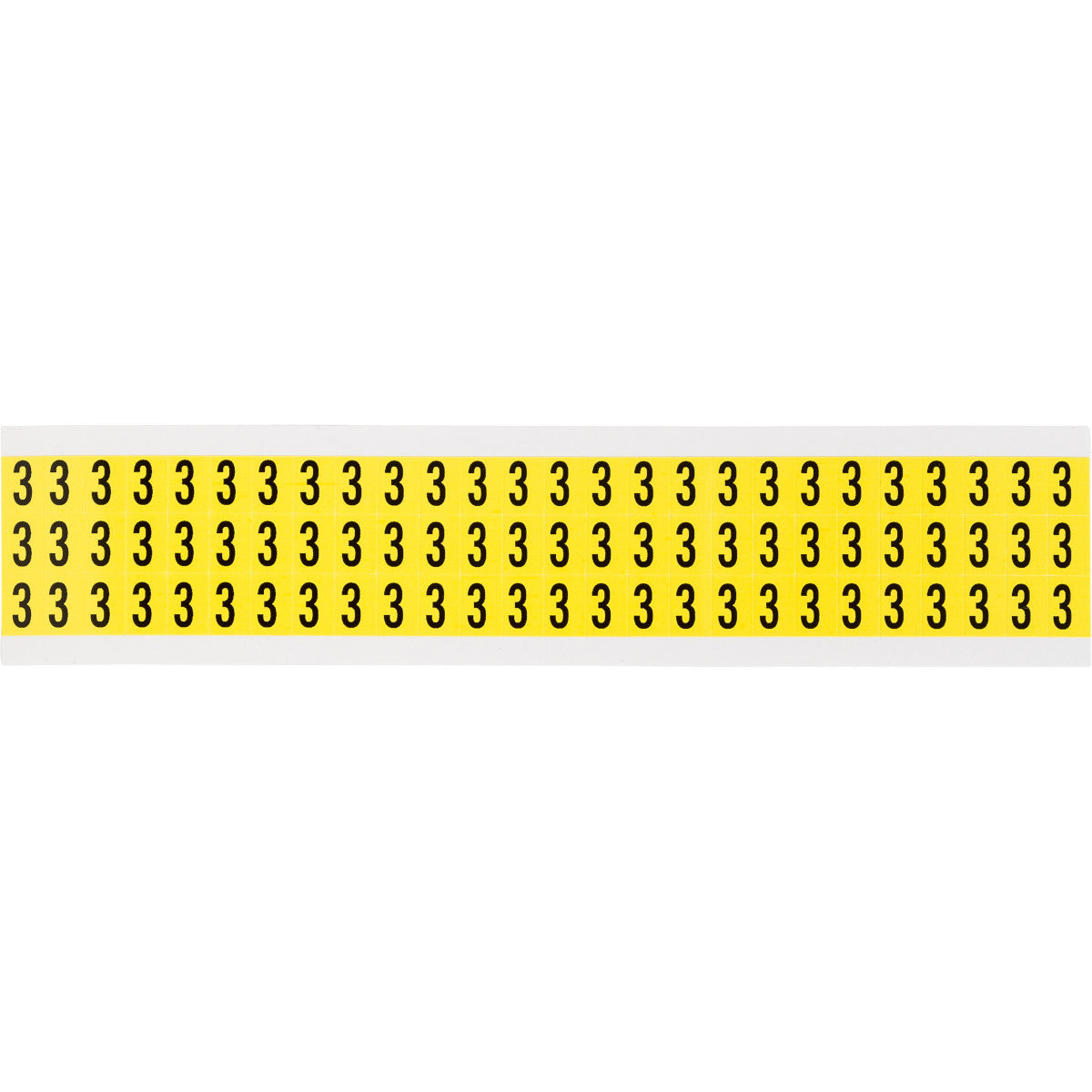 Brady 3410-3 Identical numbers and letters on one card for indoor use 034103