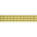 Brady 3410-8 Identical numbers and letters on one card for indoor use 034108