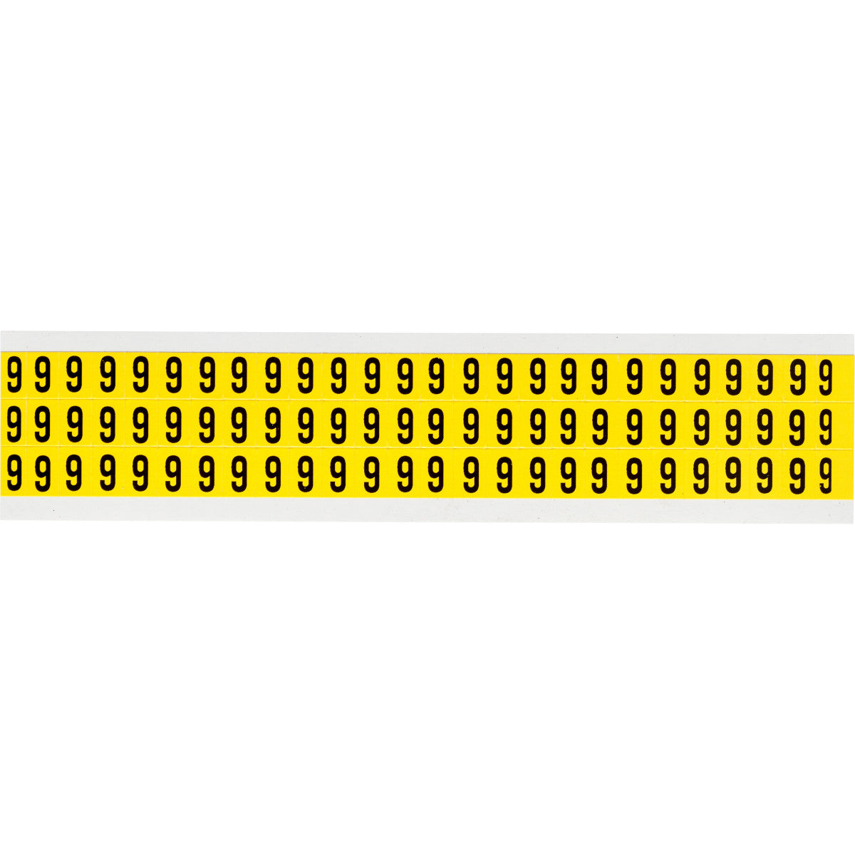 Brady 3410-9 Identical numbers and letters on one card for indoor use 034109