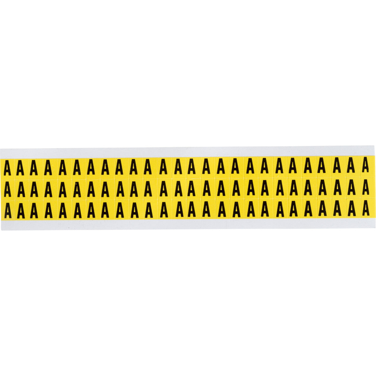Brady 3410-A Identical numbers and letters on one card for indoor use 034111