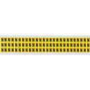 Brady 3410-N Identical numbers and letters on one card for indoor use 034124