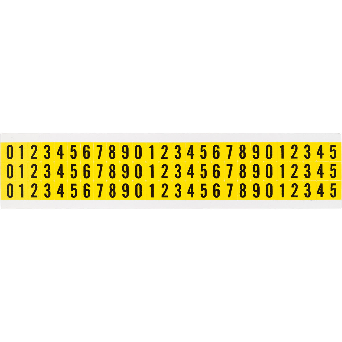 Brady 3410 0-9 Consecutive numbers and letters for indoor use 034110