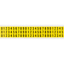 Brady 3410 0-9 Consecutive numbers and letters for indoor use 034110