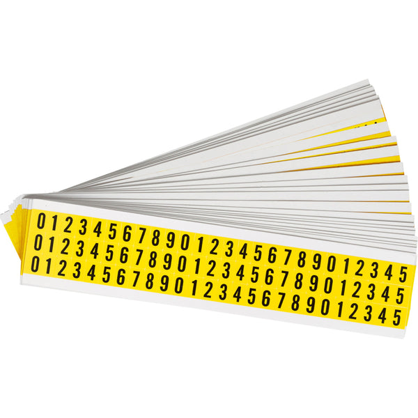 Brady 3410-# KIT Combination packs: assorted numbers on a dispenser card for internal use 034152