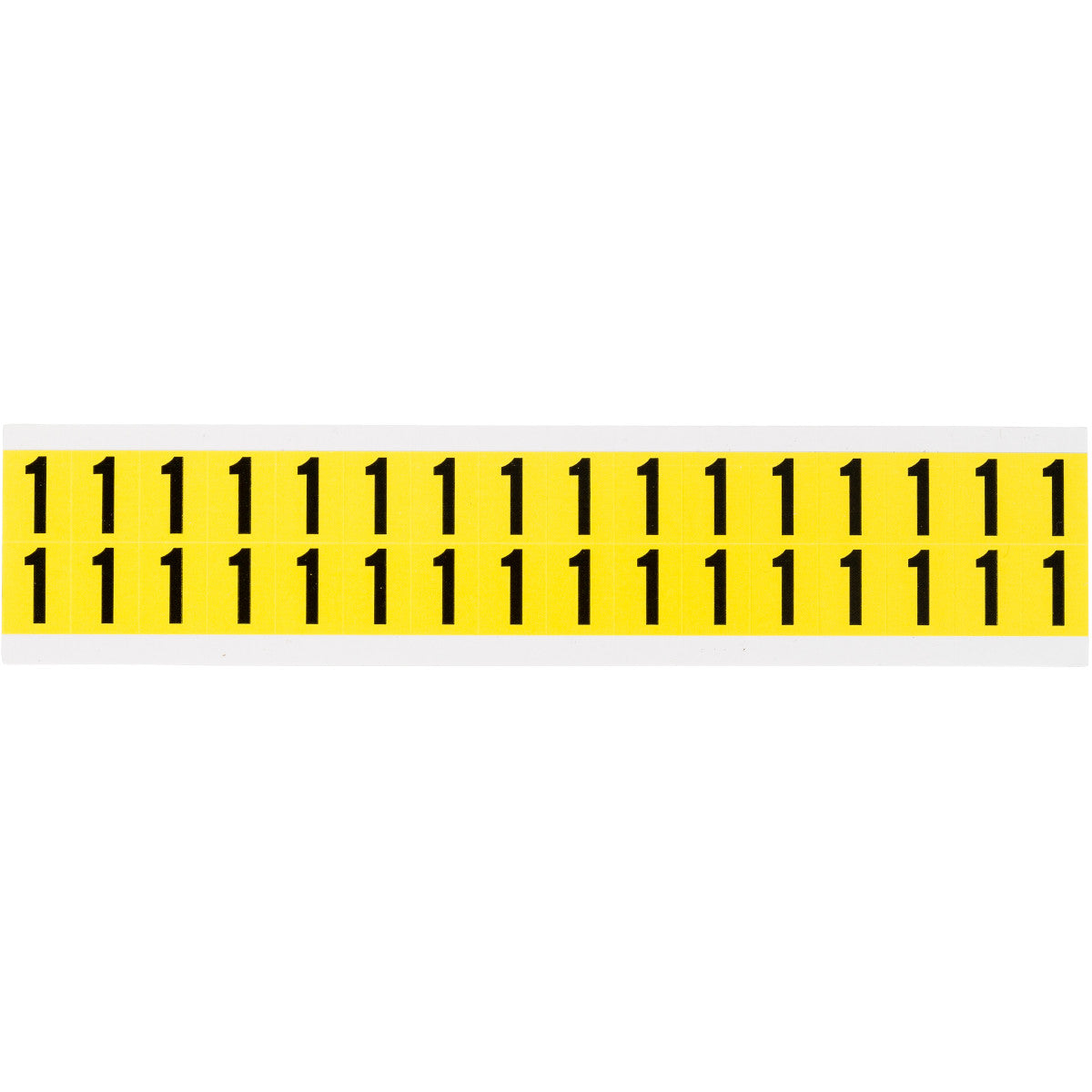 Brady 3420-1 Identical numbers and letters on one card for indoor use 034201