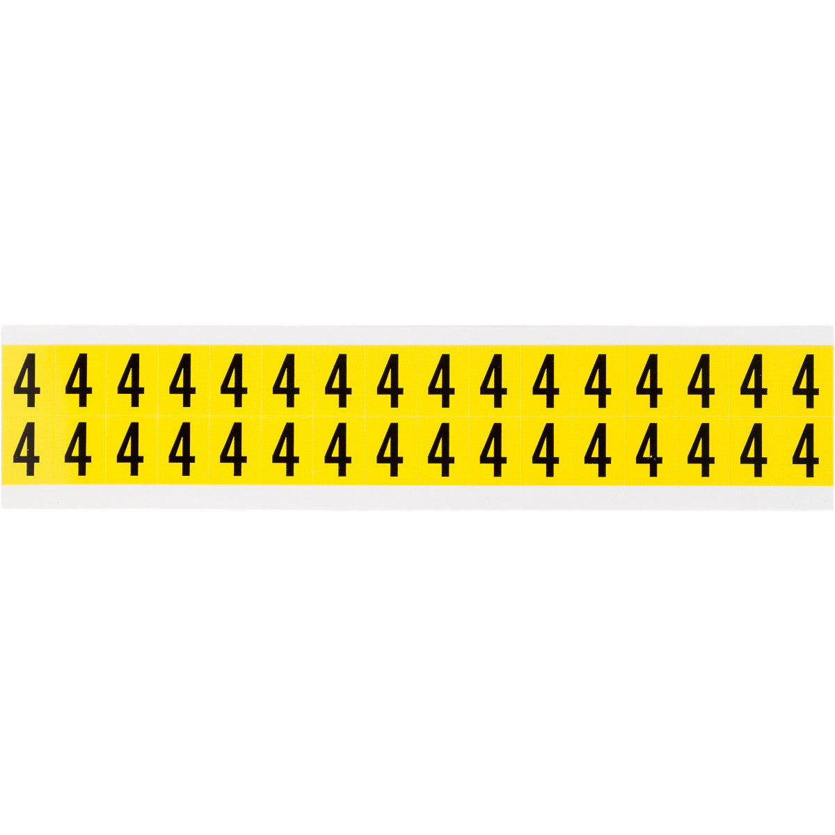 Brady 3420-4 Identical numbers and letters on one card for indoor use 034204