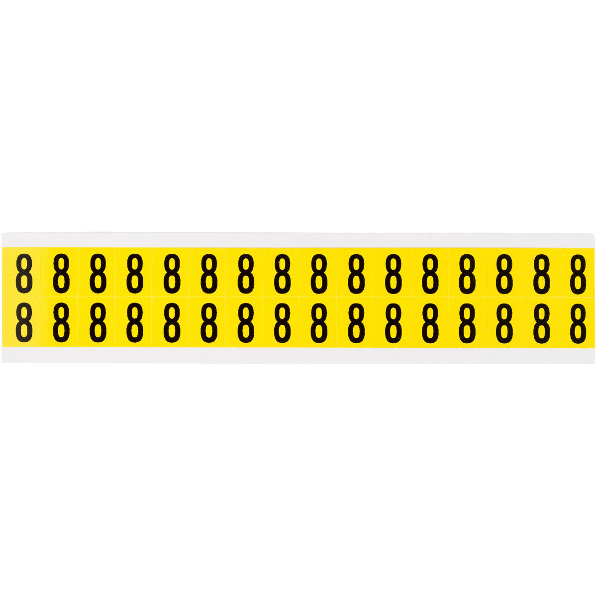 Brady 3420-8 Identical numbers and letters on one card for indoor use 034208