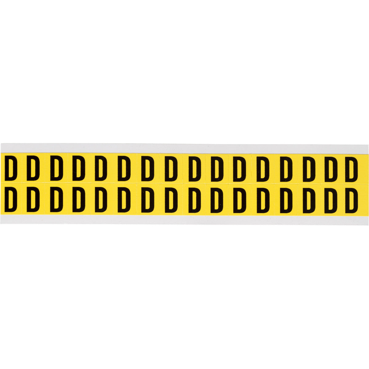 Brady 3420-D Identical numbers and letters on one card for indoor use 034214