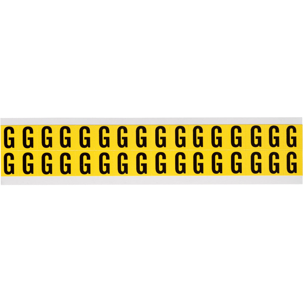 Brady 3420-G Identical numbers and letters on one card for indoor use 034217