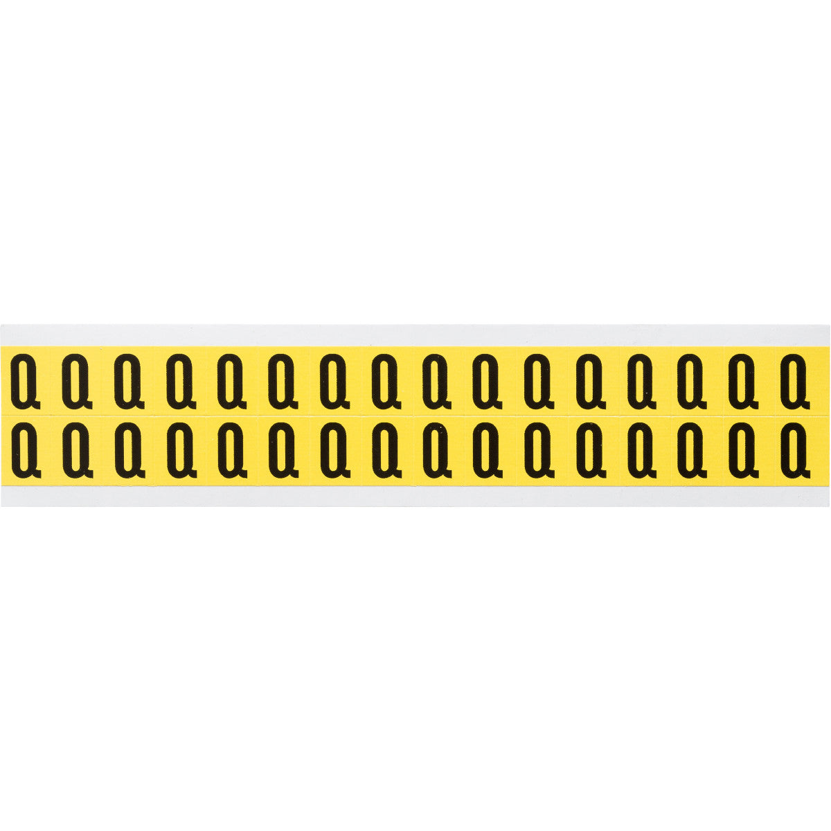 Brady 3420-Q Identical numbers and letters on one card for indoor use 034227