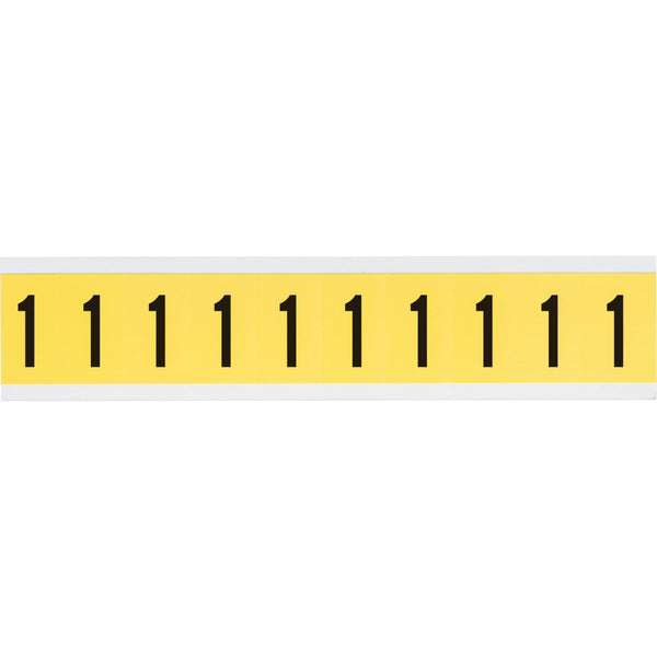 Brady 3430-1 Identical numbers and letters on one card for indoor use 034301