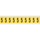 Brady 3430-5 Identical numbers and letters on one card for indoor use 034305