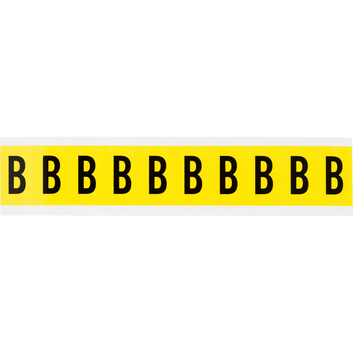 Brady 3430-B Identical numbers and letters on one card for indoor use 034312