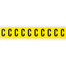 Brady 3430-C Identical numbers and letters on one card for indoor use 034313