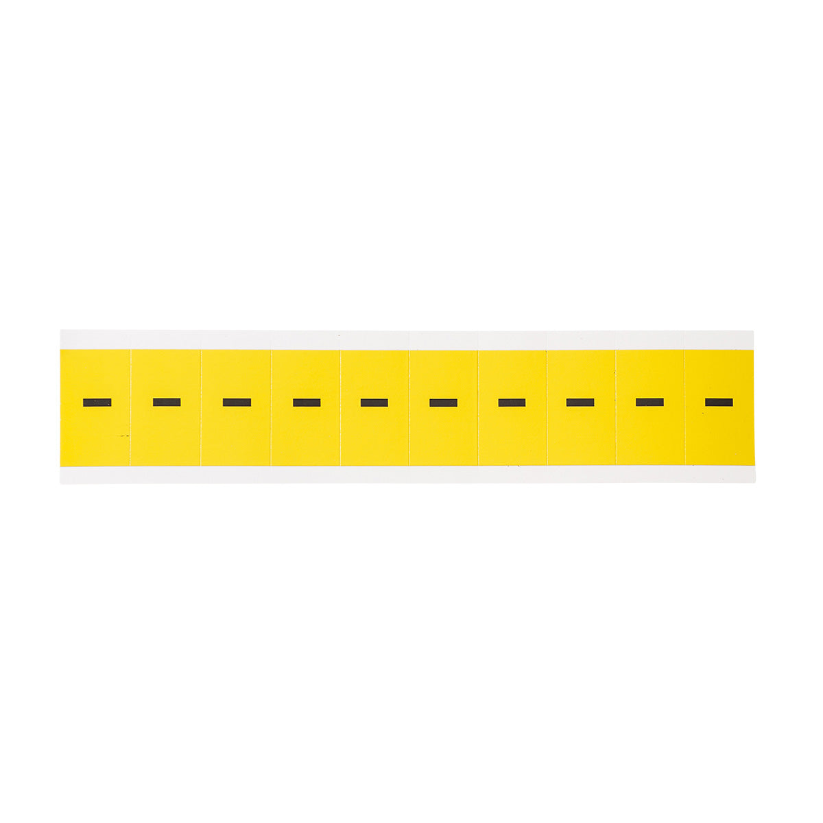 Brady 3430-DSH Identical numbers and letters on one card for indoor use 034337