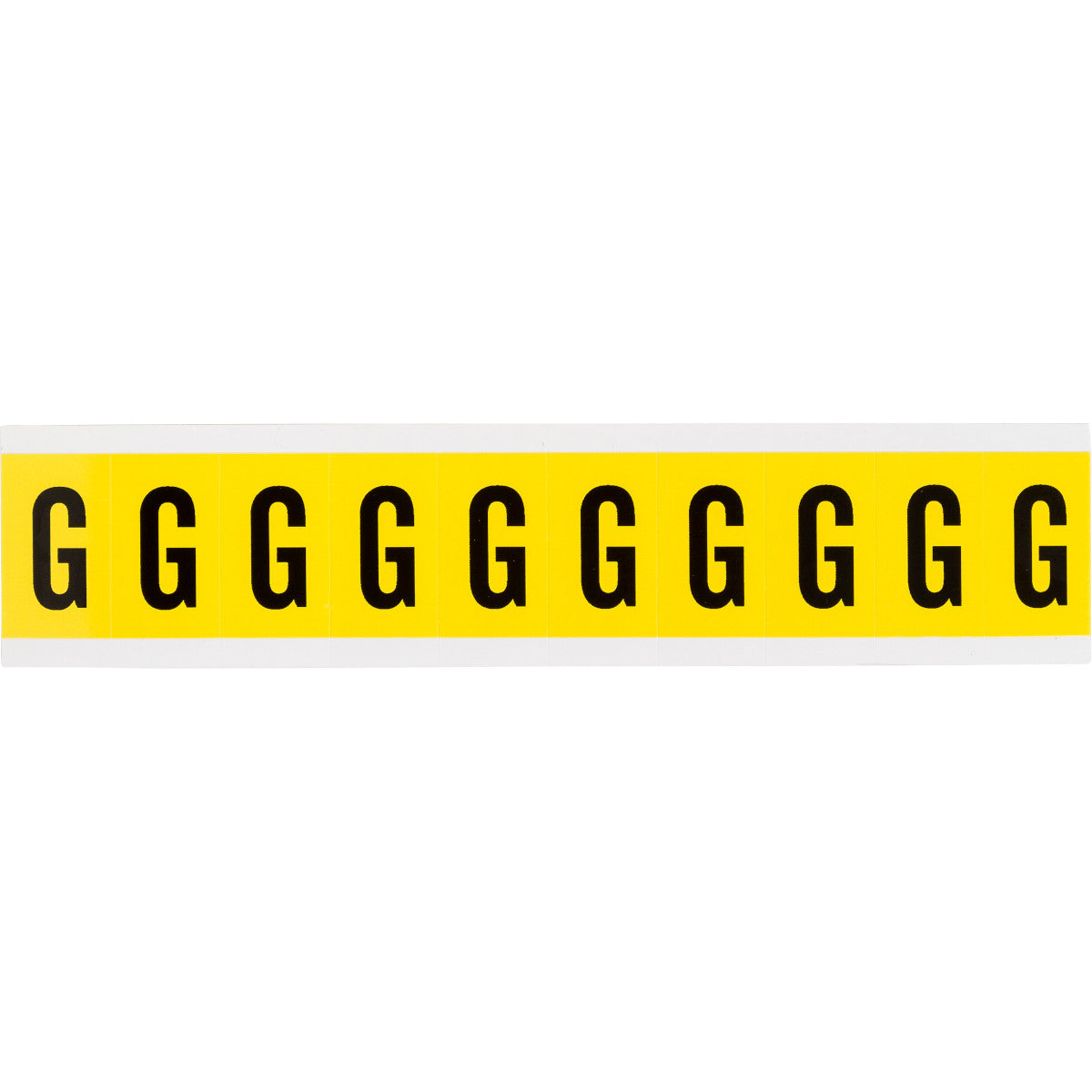 Brady 3430-G Identical numbers and letters on one card for indoor use 034317