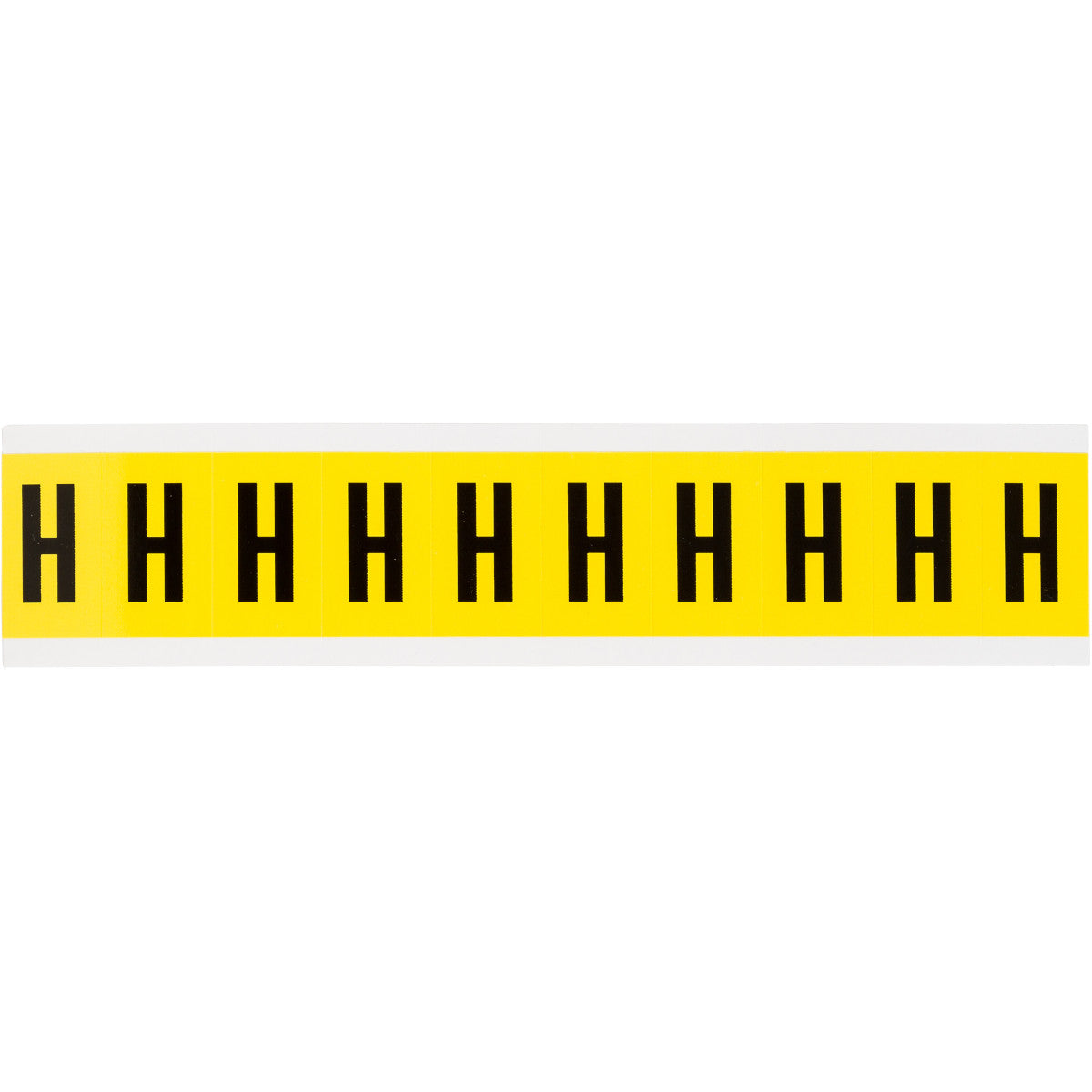Brady 3430-H Identical numbers and letters on one card for indoor use 034318