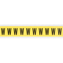 Brady 3430-W Identical numbers and letters on one card for indoor use 034333