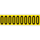 Brady 3440-0 Identical numbers and letters on one card for indoor use 034400