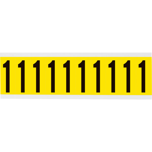 Brady 3440-1 Identical numbers and letters on one card for indoor use 034401