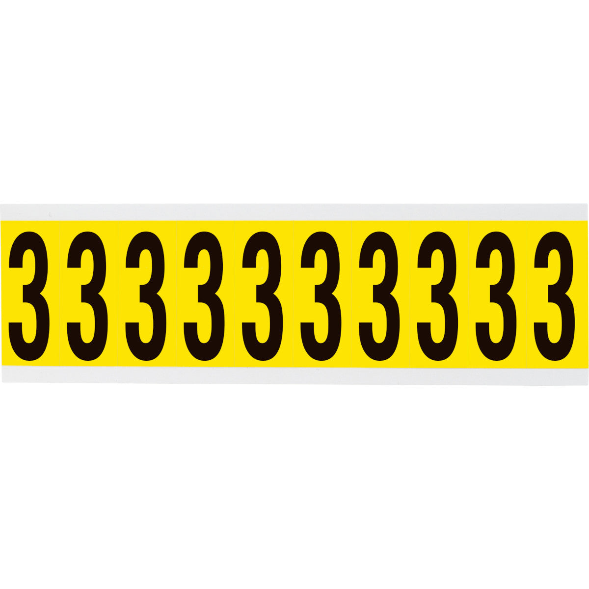 Brady 3440-3 Identical numbers and letters on one card for indoor use 034403
