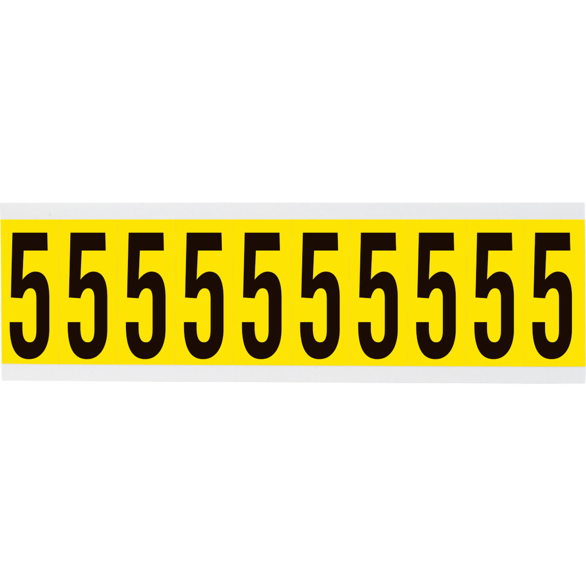 Brady 3440-5 Identical numbers and letters on one card for indoor use 034405