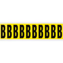 Brady 3440-B Identical numbers and letters on one card for indoor use 034412