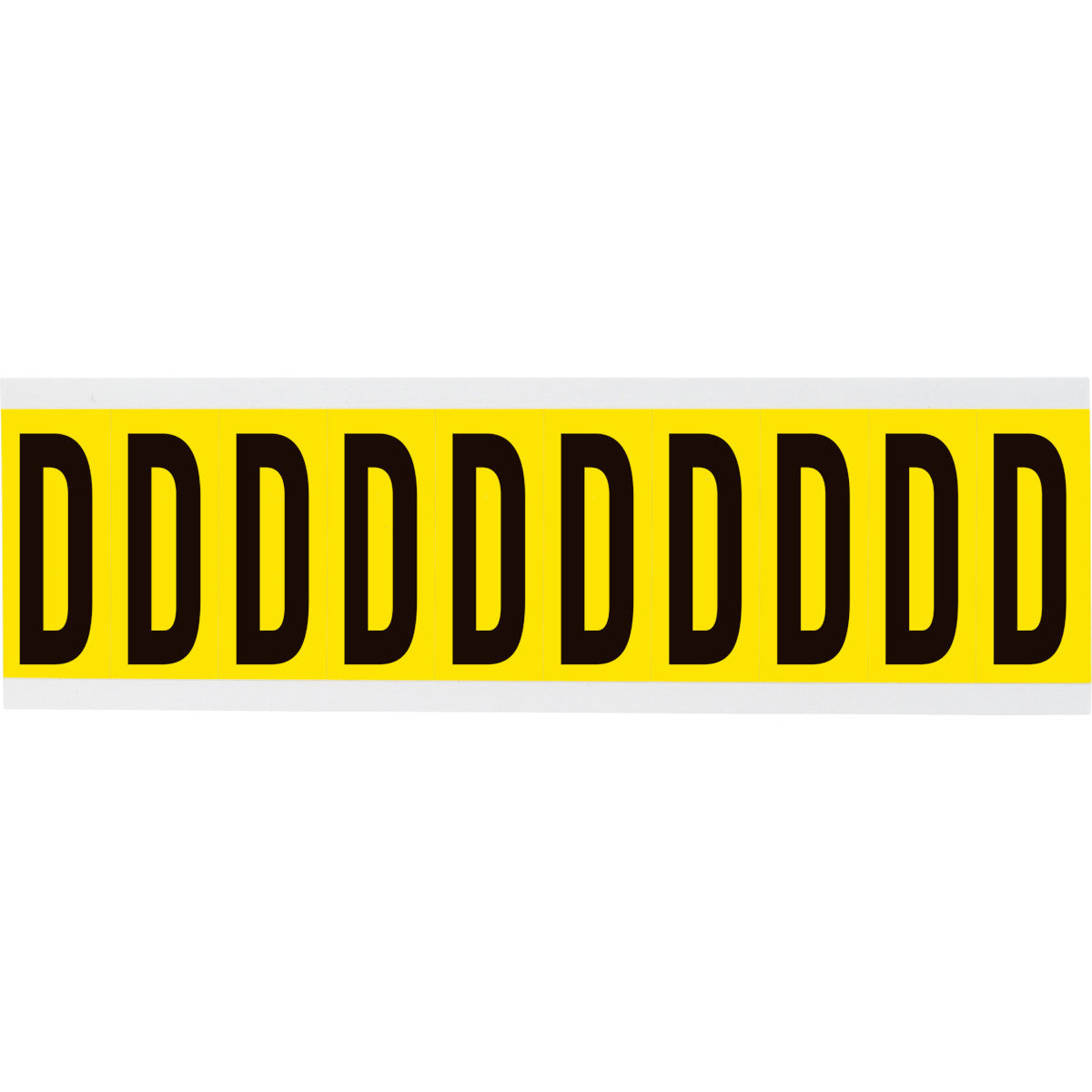 Brady 3440-D Identical numbers and letters on one card for indoor use 034414