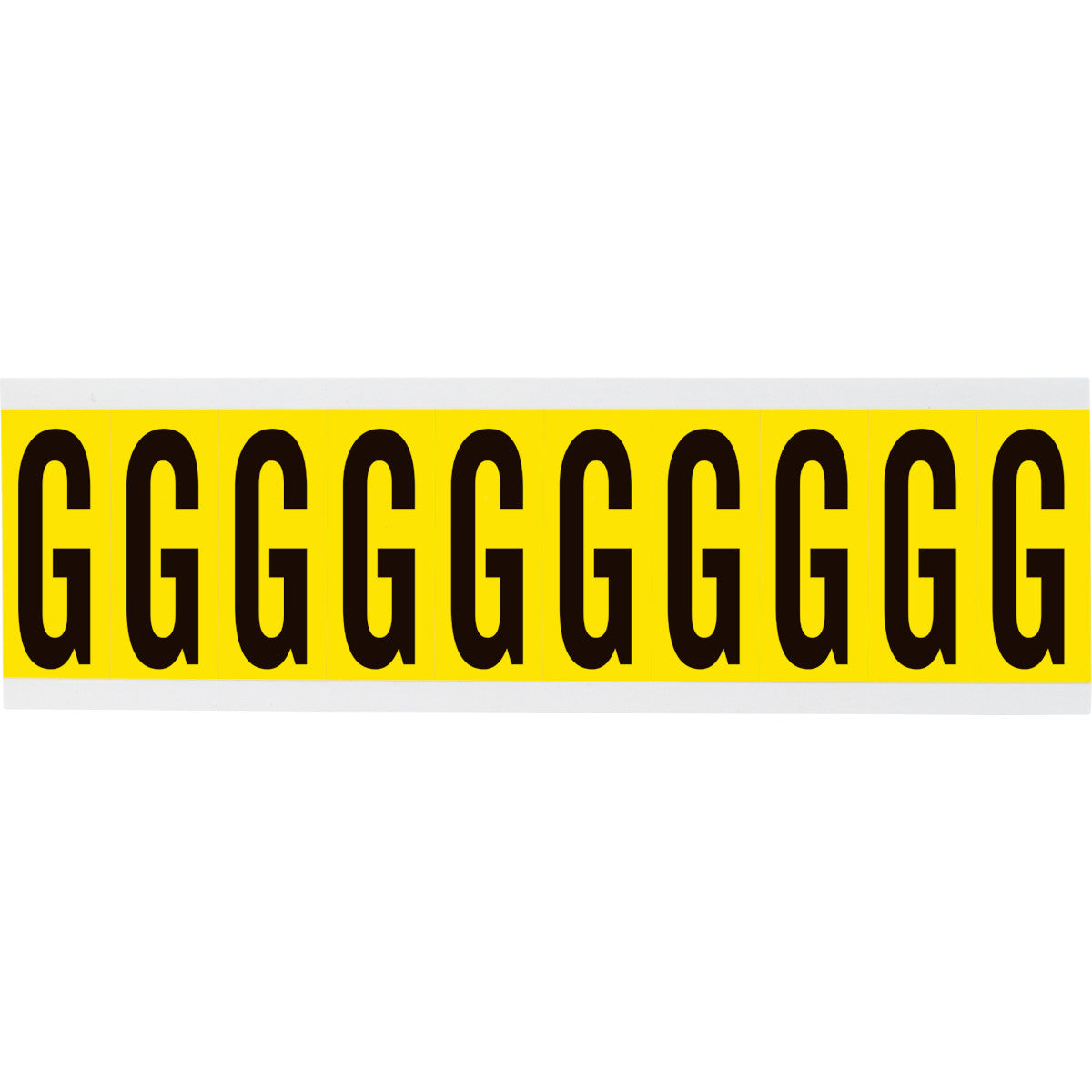 Brady 3440-G Identical numbers and letters on one card for indoor use 034417