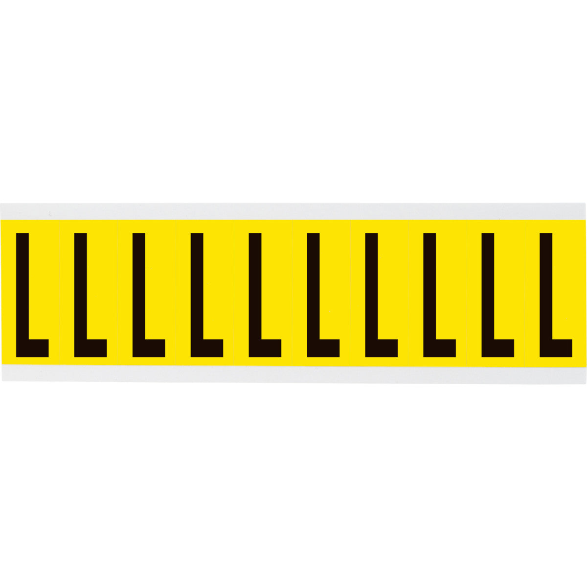 Brady 3440-L Identical numbers and letters on one card for indoor use 034422