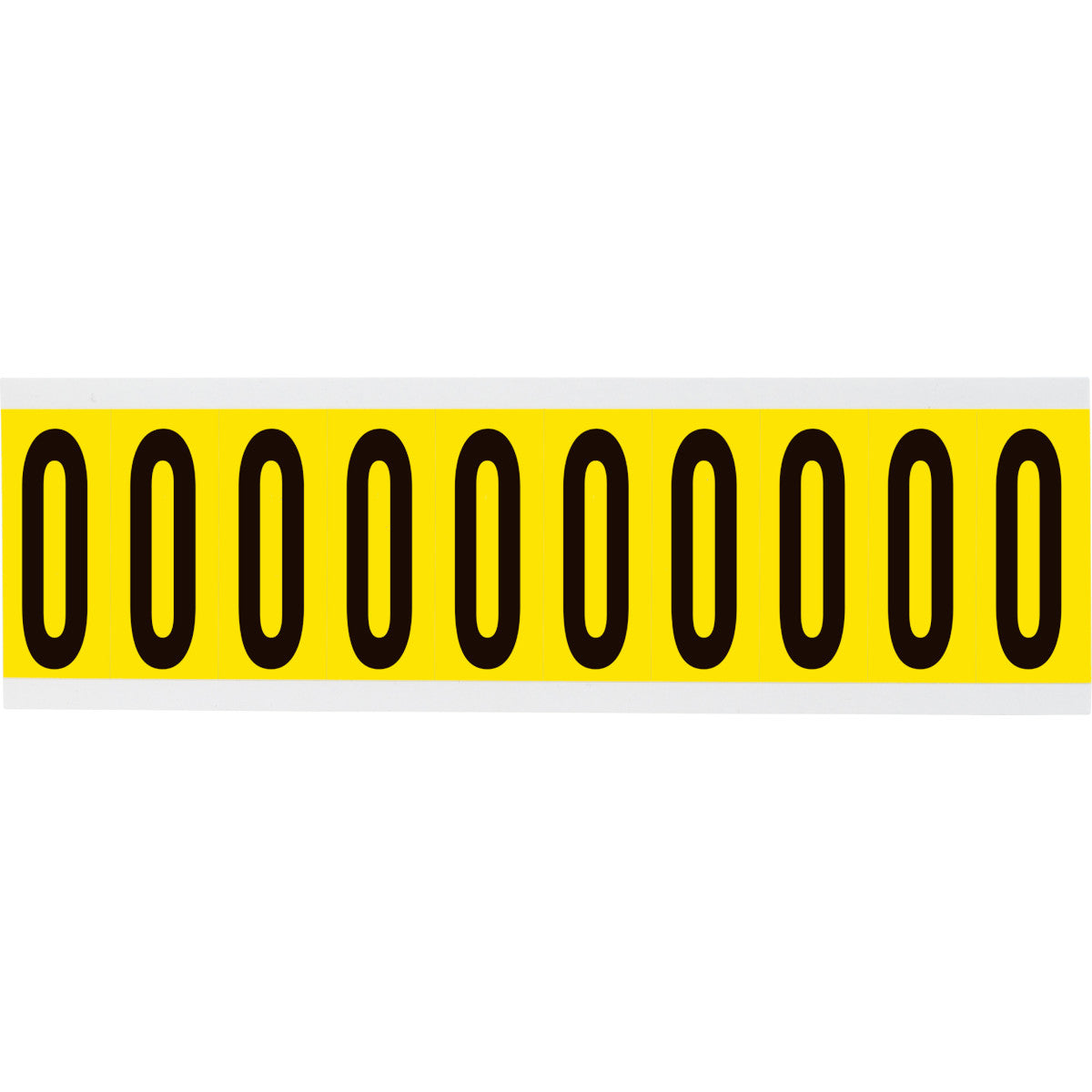 Brady 3440-O Identical numbers and letters on one card for indoor use 034425