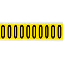 Brady 3440-O Identical numbers and letters on one card for indoor use 034425