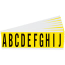 Brady 3440-LTR KIT Combination packs: assorted letters on a dispenser card for internal use 034451