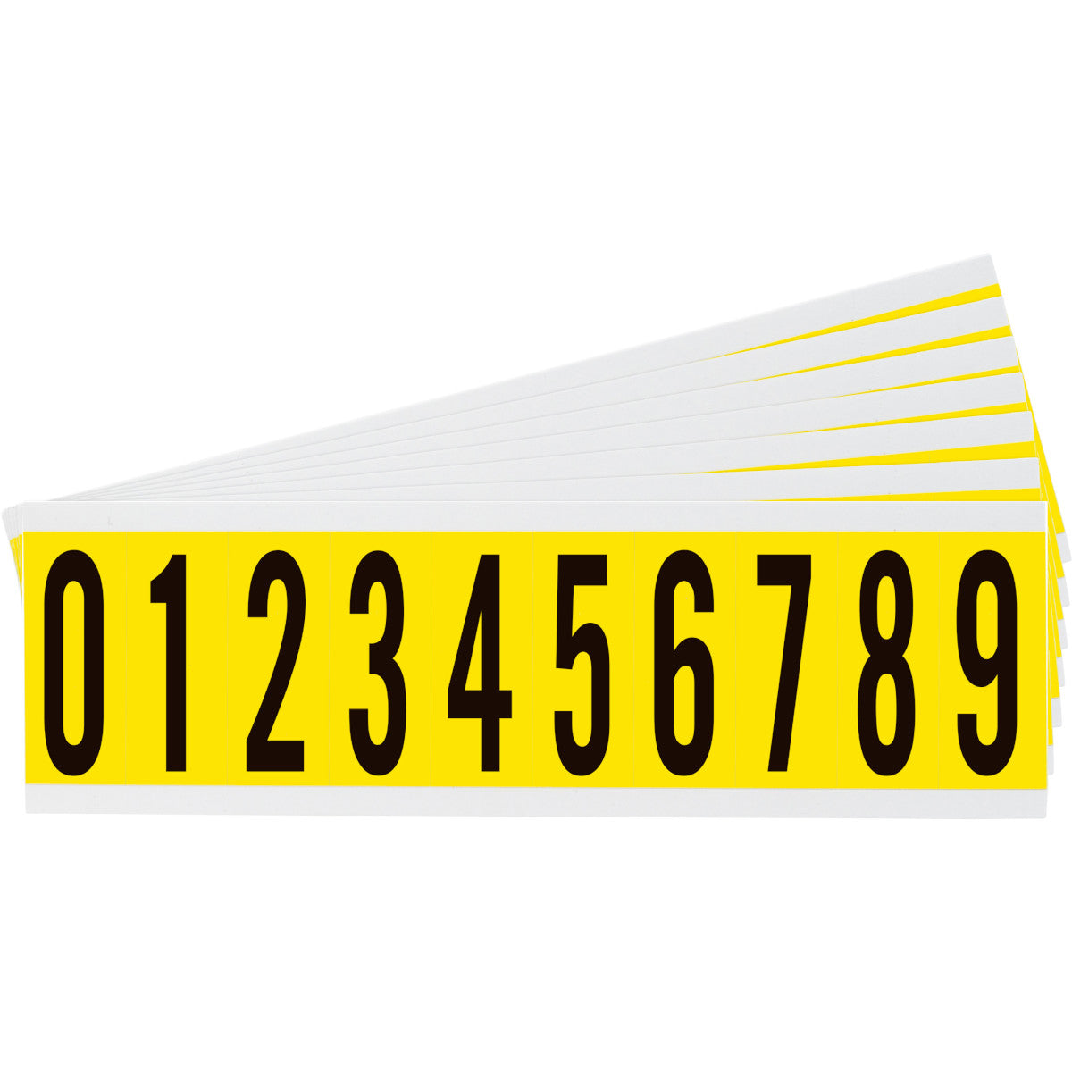 Brady 3440-# KIT Combination packs: assorted numbers on a dispenser card for internal use 034452