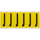 Brady 3450-J Identical numbers and letters on one card for indoor use 034520