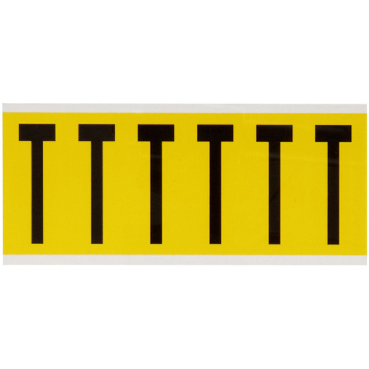 Brady 3450-T Identical numbers and letters on one card for indoor use 034530