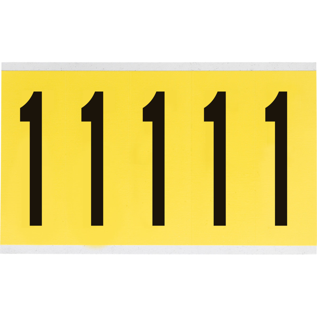 Brady 3460-1 Identical numbers and letters on one card for indoor use 034601