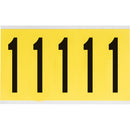 Brady 3460-1 Identical numbers and letters on one card for indoor use 034601