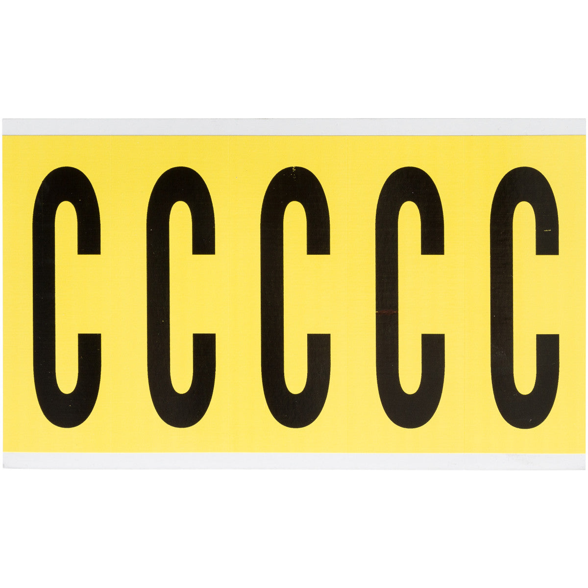 Brady 3460-C Identical numbers and letters on one card for indoor use 034613