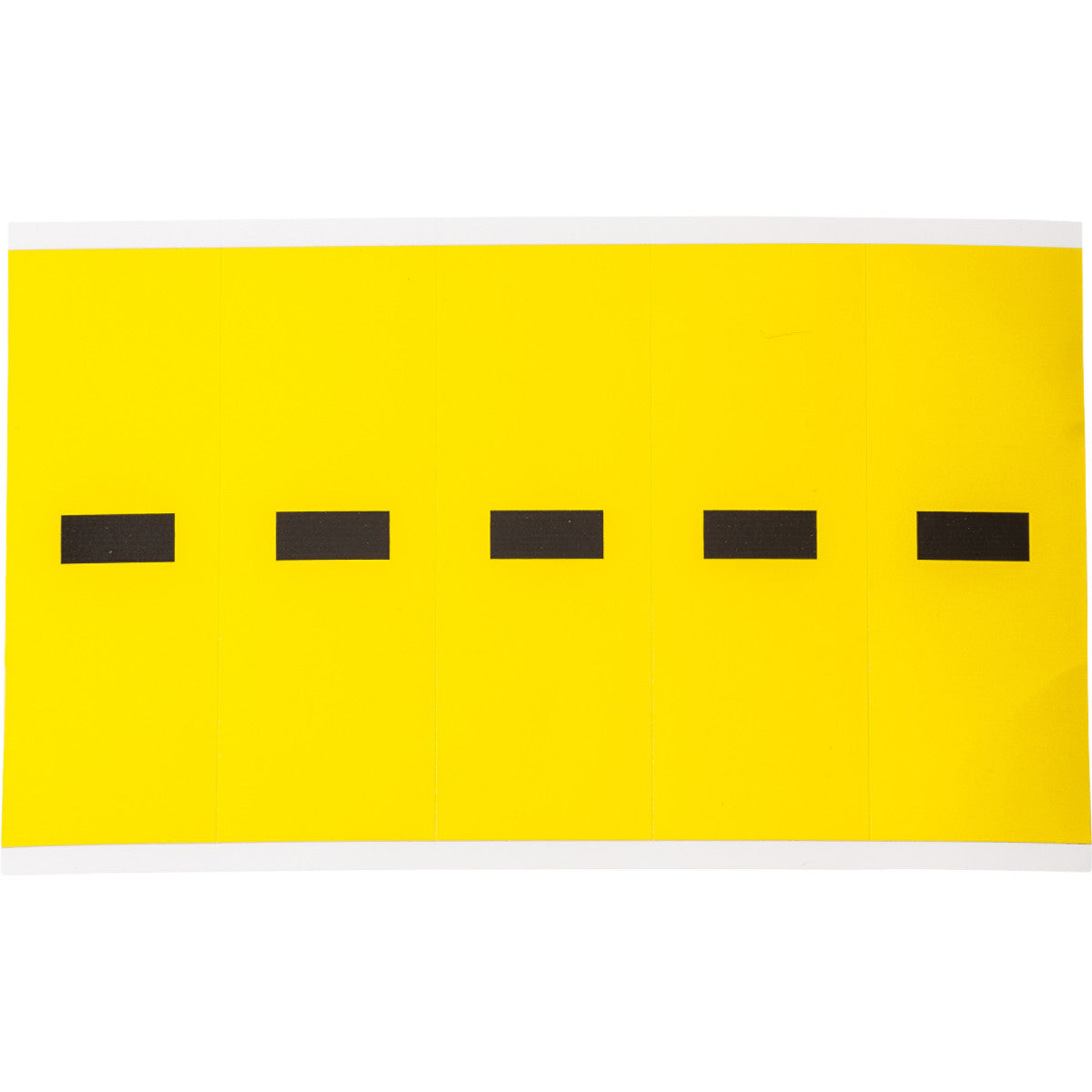 Brady 3460-DSH Identical numbers and letters on one card for indoor use 034637
