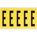 Brady 3460-E Identical numbers and letters on one card for indoor use 034615